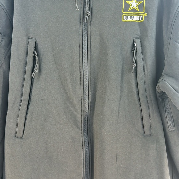 US Army Fleece Multi Pocket Coat - Picture 3 of 13